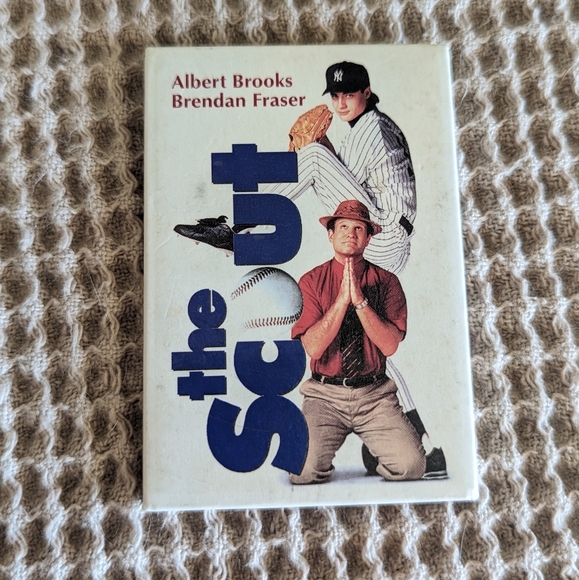 The Scout Brendan Fraser Movie Promo Pin Button 1994 - Picture 1 of 2